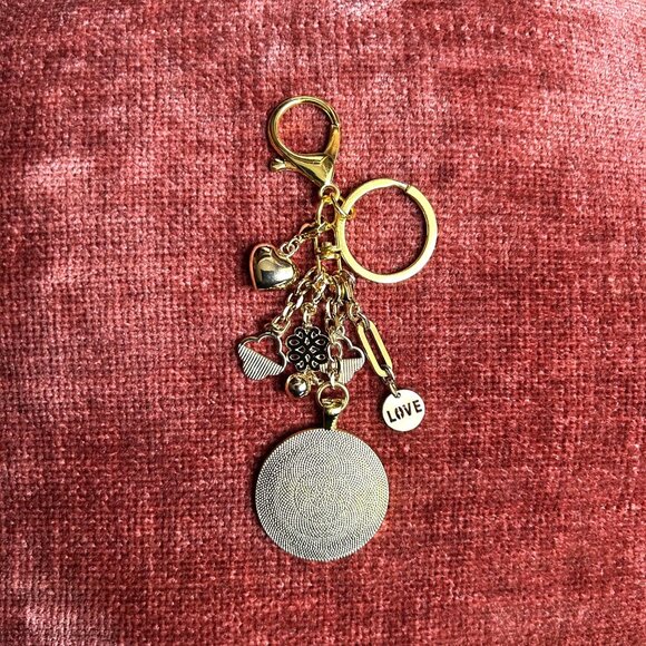 CELESTIAL CRESCENT Bag Charm, Detachable Charms Gold Tone ๐๊ค - Picture 5 of 6